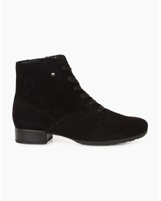 Gabor Black Balban Ankle Boots