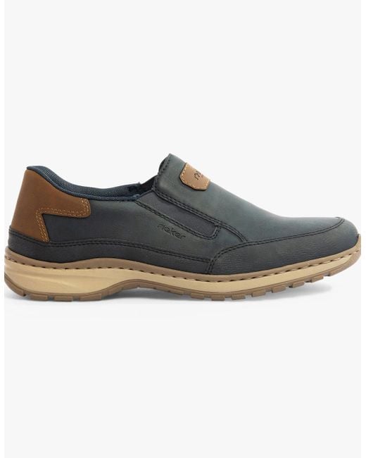 Rieker Blue 03365-14 Shoes Combination for men