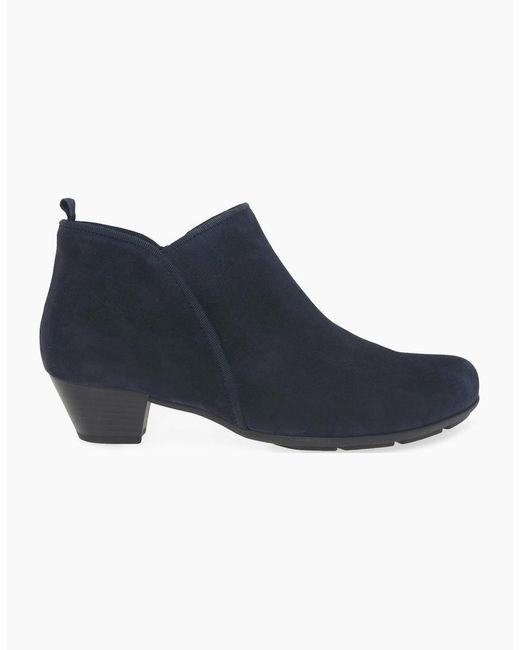 Gabor Blue Trudy Ankle Boots