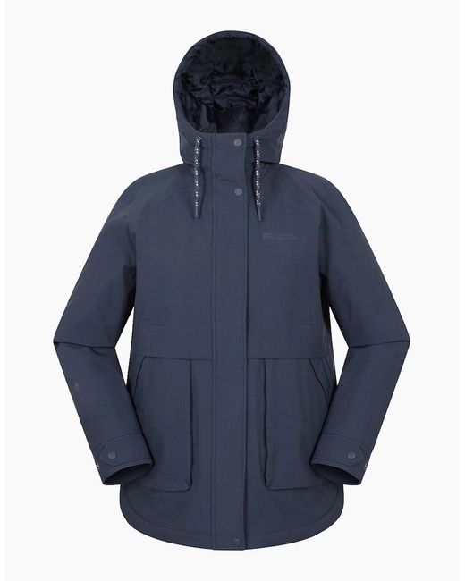 Mountain Warehouse Blue Ladies Chestnut Waterproof Padded Jacket