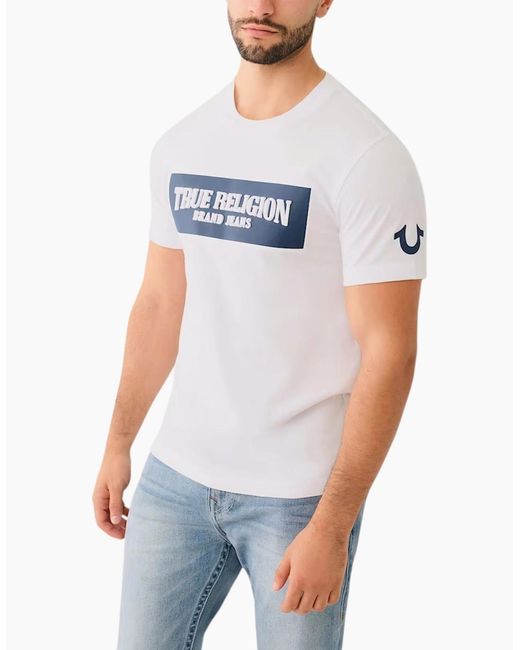 True Religion Gray 700165 T Shirts Cotton Tee for men