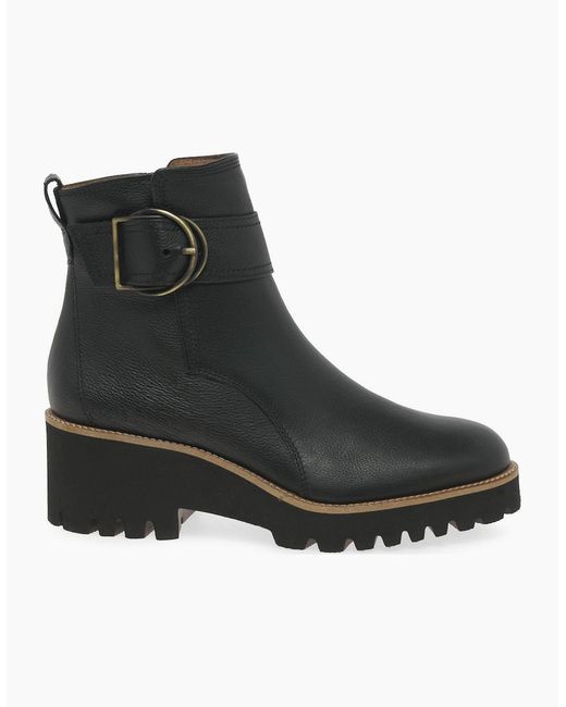 Paul Green Black Mia Ankle Boots
