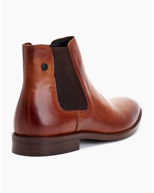 Base London Brown Virgil Ankle Boots for men