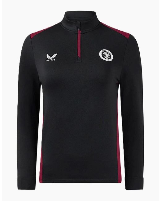 Castore Black Villa Drill Top
