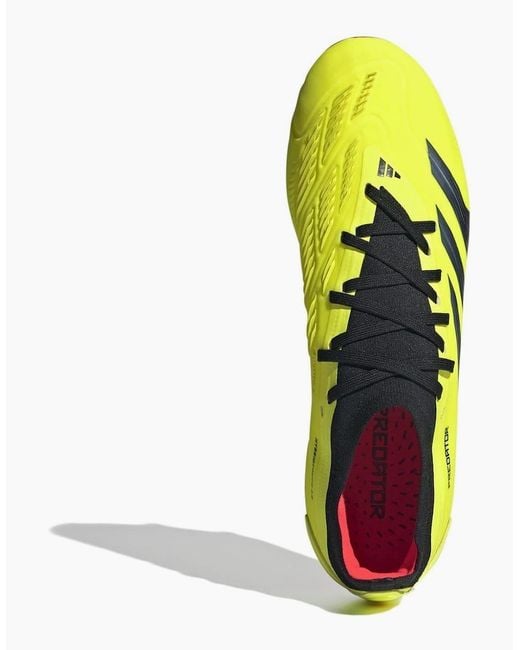 Adidas Predator Yellow Predator 24 Pro Firm Ground Boots for men