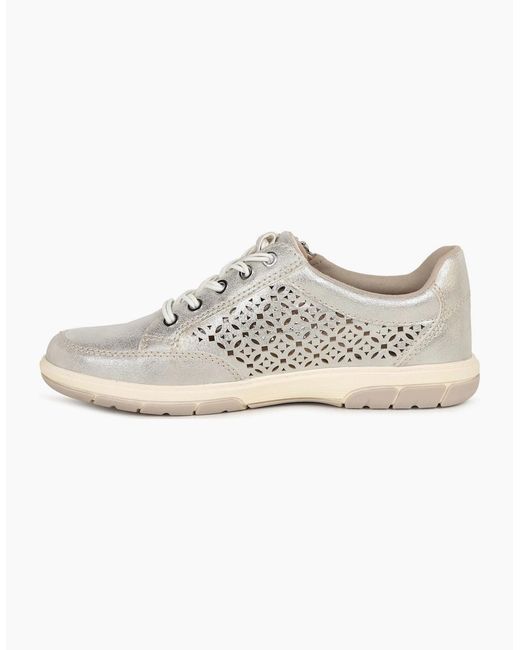 Softline White Austin Trainers