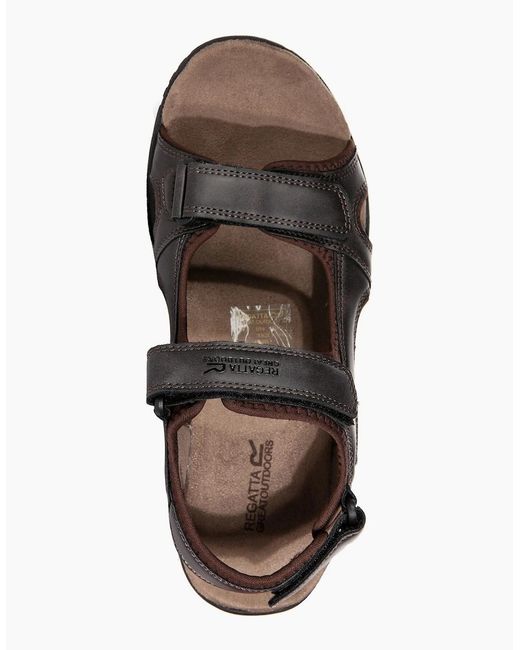 Regatta Black Great Outdoors Haris Sandals for men
