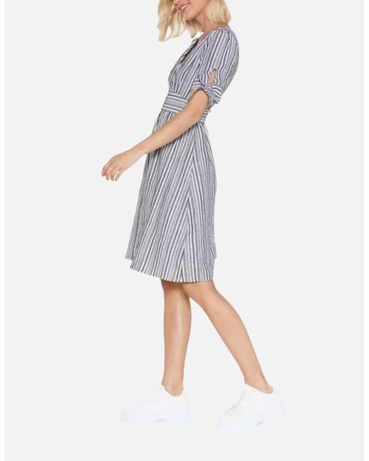 Brave Soul Blue Nichola Short Dress Casual Short Sleeve Ladies Midi Dress New