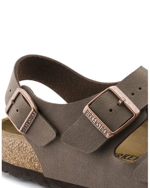 Birkenstock Brown Milano Birko-Flor Sandal Mocha