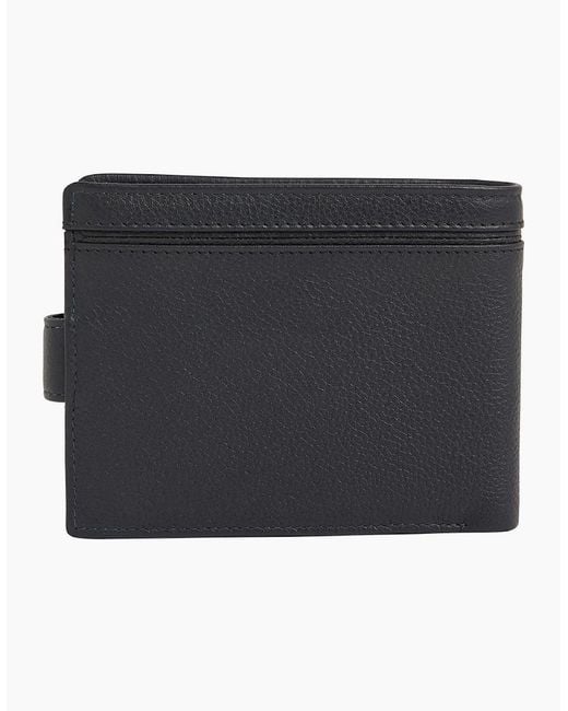 Oliver Sweeney Black Milled Leather Wallet for men
