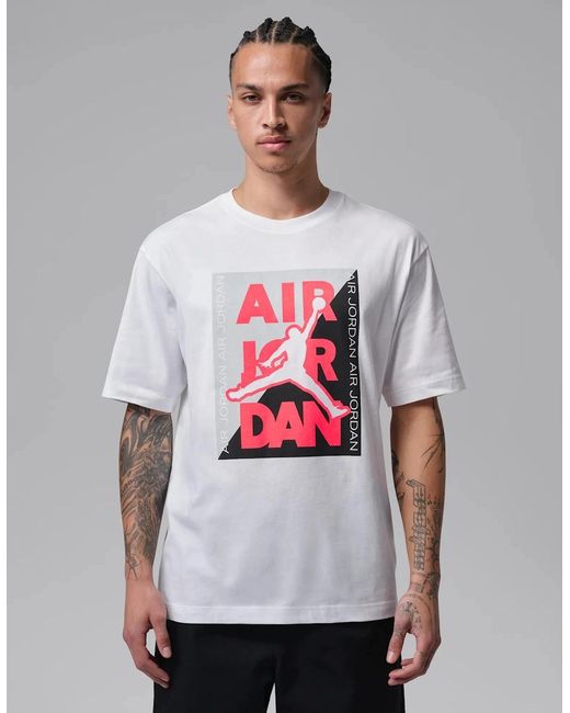 Nike Gray Jordan Graphic T-Shirt for men