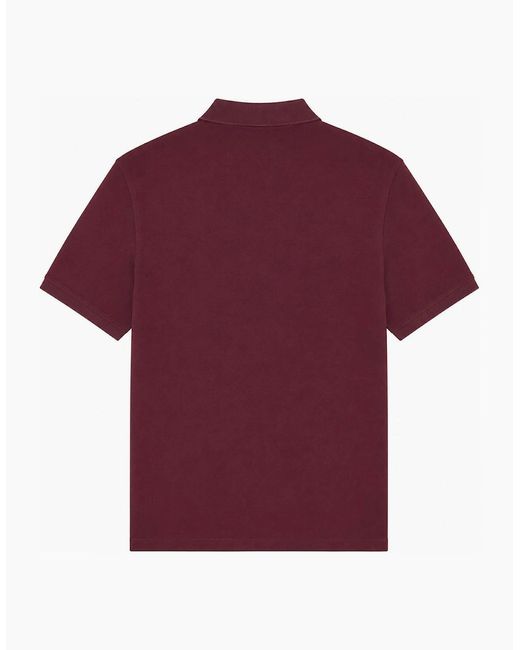 Lyle & Scott Red Lyle & Scott Plain Polo Shirt Burgundy for men