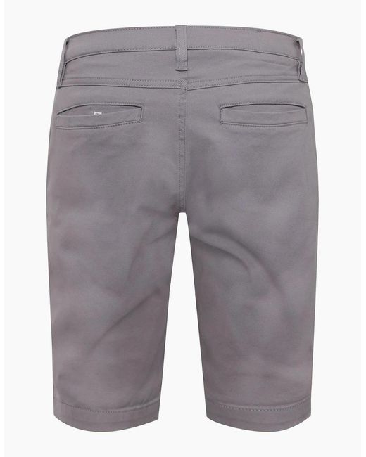 Duck and Cover Gray Moreshore Chino Shorts for men