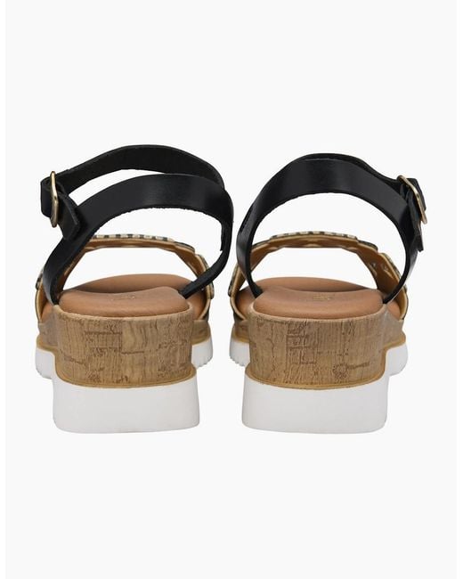 Lotus Black Ariah Sandals