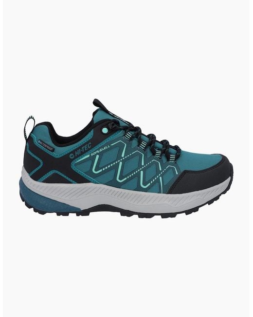 Hi-tec Blue Diamonde Low Polyester Dragonfly//Florida Keys Hiking Shoes