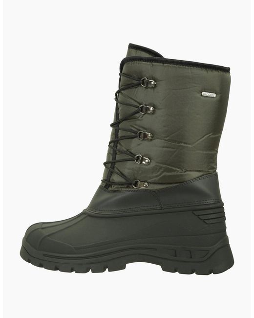 Mountain Warehouse Green Plough Snow Boots for men