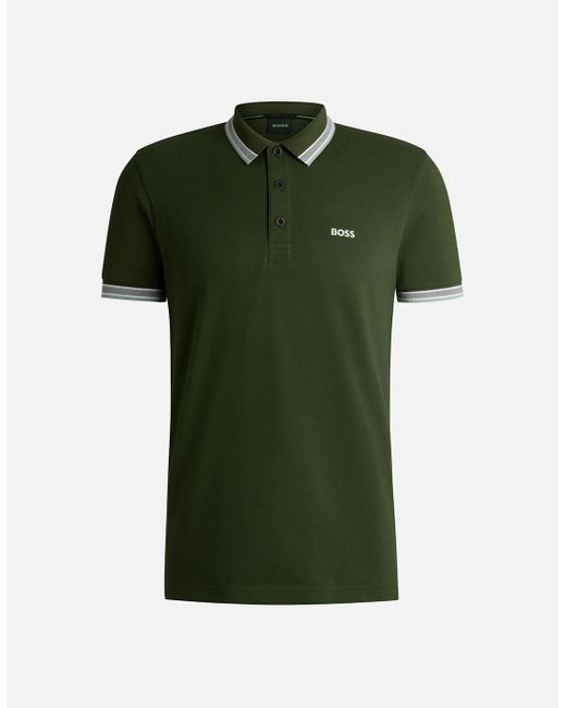Boss Green Boss Paddy Polo Shirt Forest for men