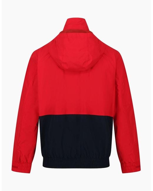 Regatta Red Feelding Colour Block Waterproof Bomber Jacket for men