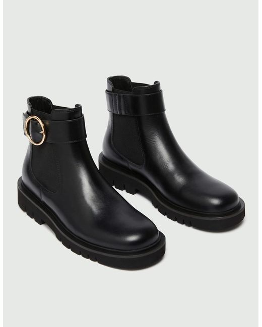 Marella Black Leccio Boots