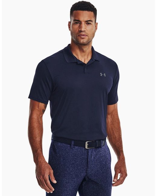 Under Armour Blue Polo Shirt for men