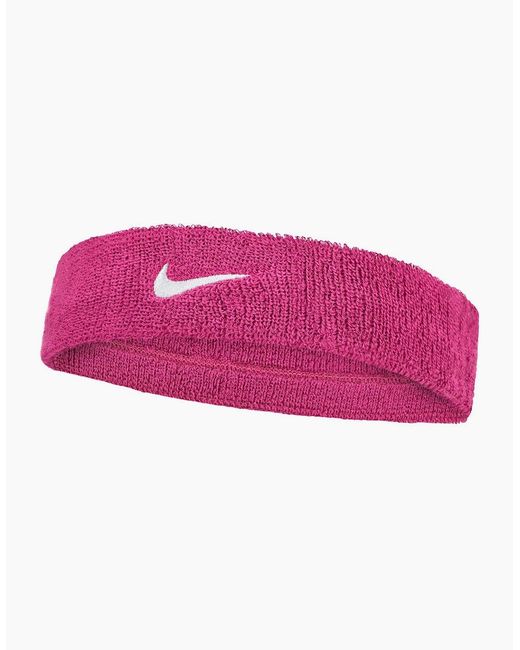 Nike Pink Classic Swoosh Headband for men