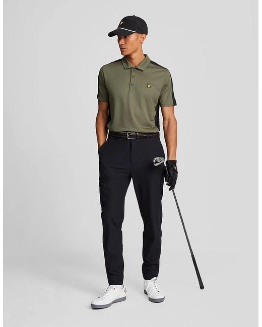 Lyle & Scott Black Lightweight Technical Trackies for men
