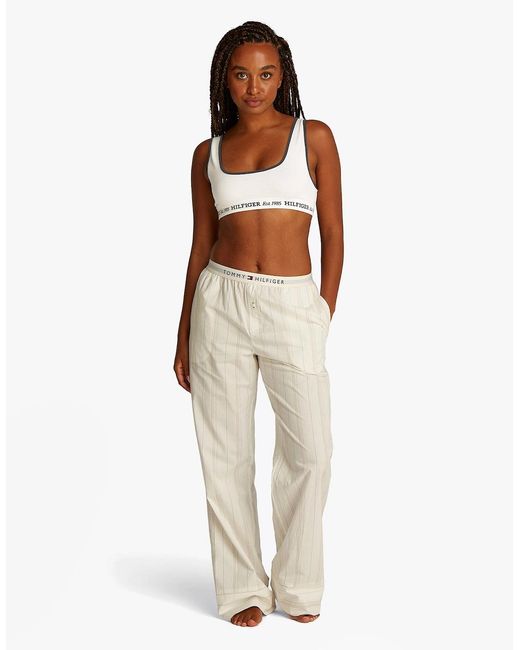 Tommy Hilfiger Natural Bralette Bikini Top Ivory