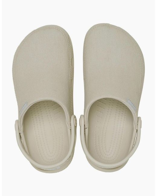 CROCSTM White Classic Crafted Cotton Stucco Clogs