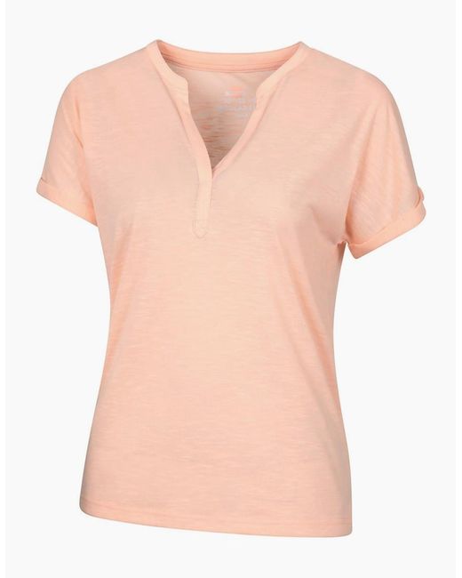 Mountain Warehouse Green Ladies Skye Slub Quick Dry T-Shirt