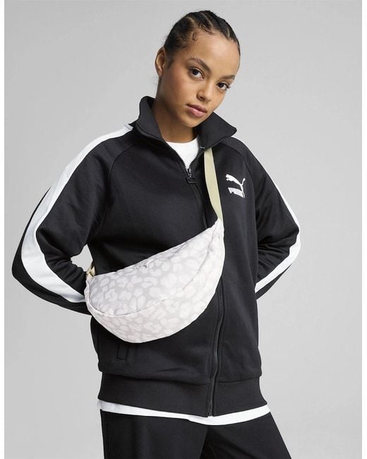 PUMA White Pop Half Moon Shoulder Bag