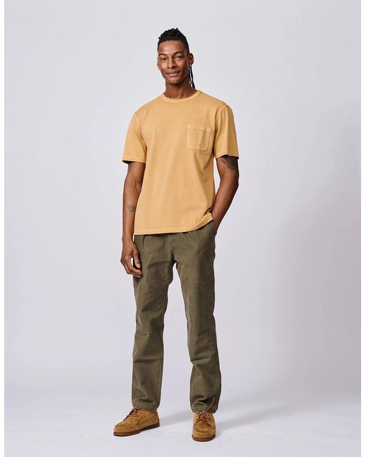 aubi Natural Newburgh Relaxed T-Shirt for men