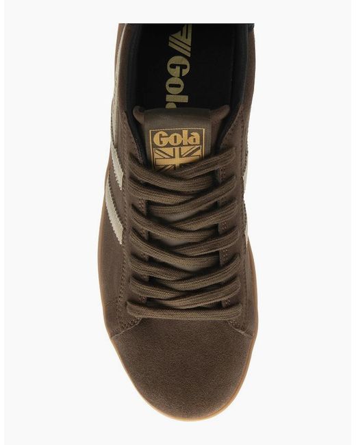 Gola Brown Equipe Ii Suede Trainers for men
