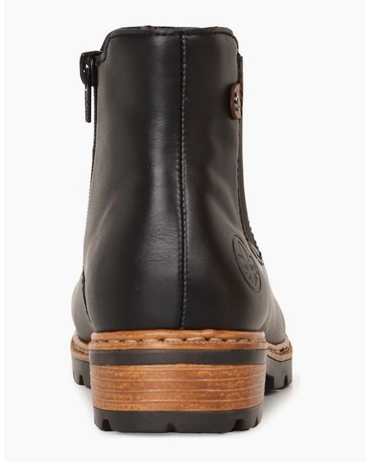 Rieker Black Ingleton Chelsea Boots