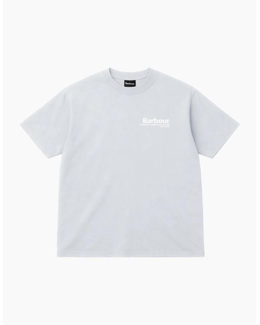 Barbour Gray Wildfell Graphic T-Shirt for men