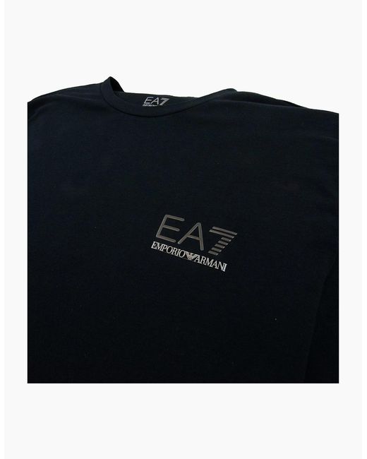 EA7 Blue Train Evolution Long Sleeve T-Shirt Darkslate for men