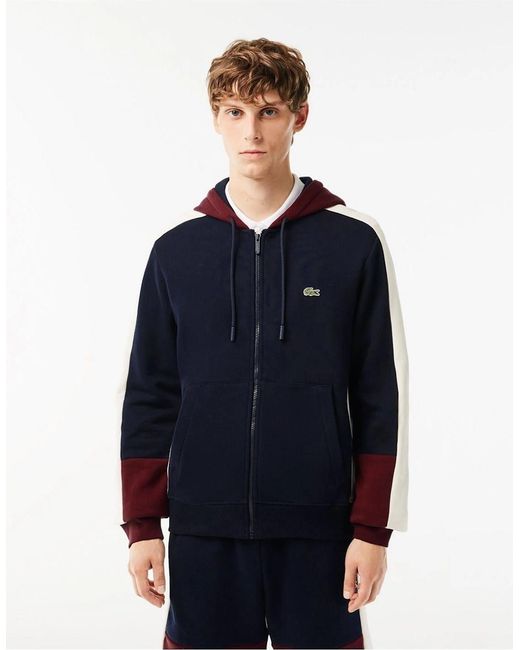 Lacoste Blue Colour Block Sweatshirt for men