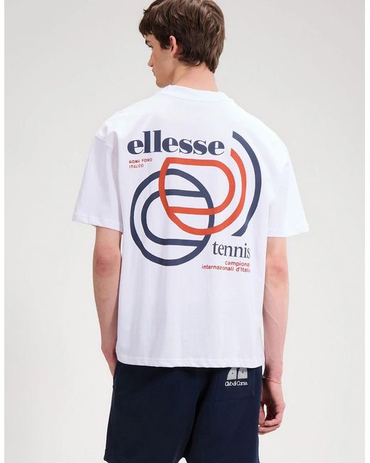 Ellesse White The Dâ€Italia Tee for men