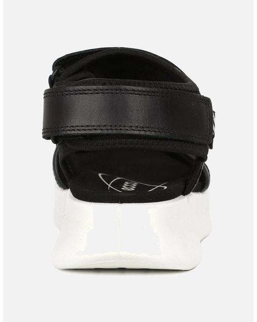 Ecco Black Gruuv Sol Sandals