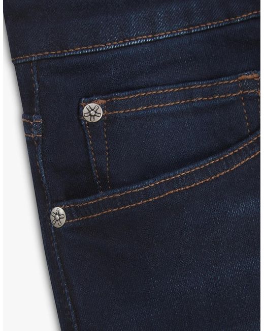 Vingt Quatre Denim Blue Vingt Quatre Straight Fit Rinse Jeans