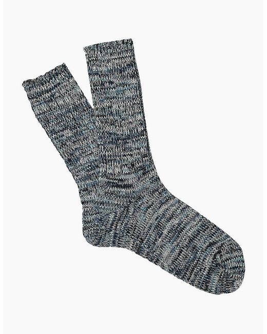 Anonymous Ism Blue 5 Colour Mix Crew Socks for men