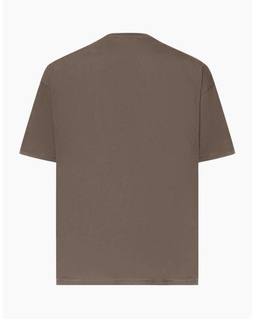 Represent Brown Western Initial Oversized T-Shirt for men