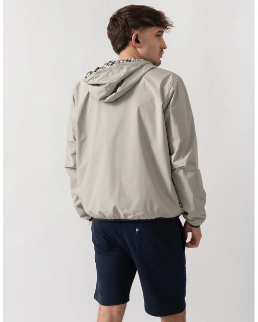 Aquascutum Gray Rlg Badge Reversible Sailor Jacket for men