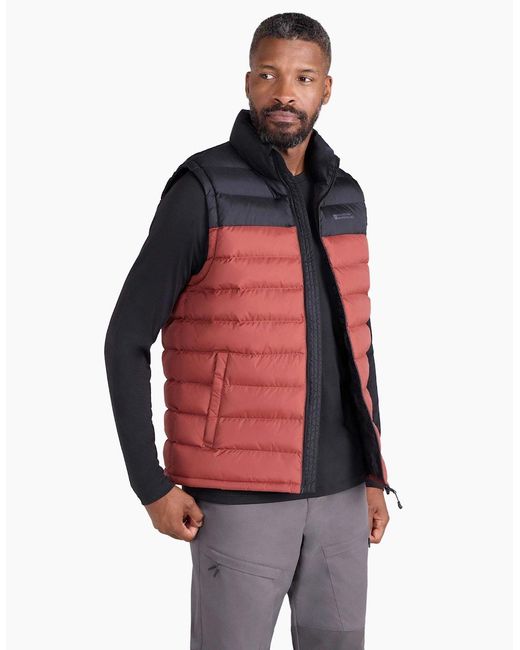 Mountain Warehouse Red Seasons Ii Padded Gilet for men