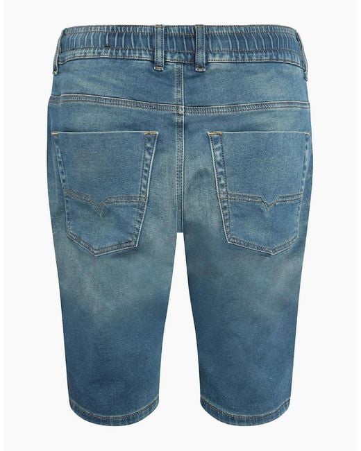 DIESEL Blue D Krooshort Z Denim Shorts for men