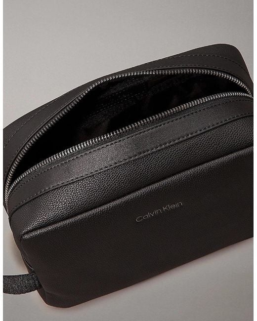 Calvin Klein Black Warmth Washbag for men