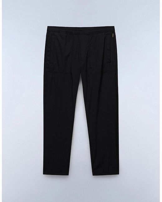 Napapijri Black Sovana Cargo Trousers for men
