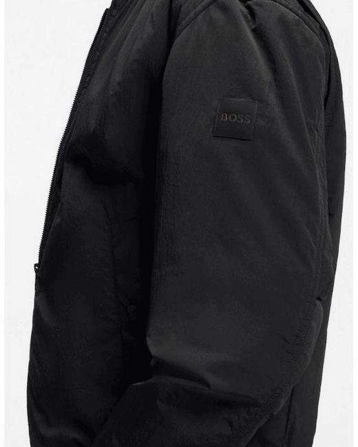 Boss Black Ovarsi Soft Touch Bomber Jacket for men