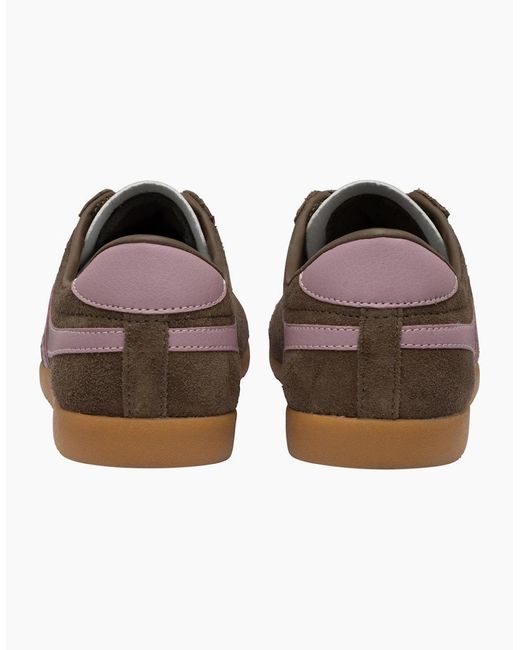 Gola Brown Bullet Suede Trainers