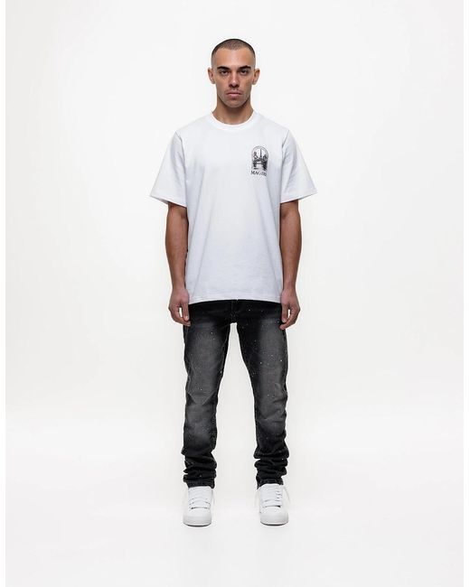 Magrit Gray Ombre Slim Jeans for men