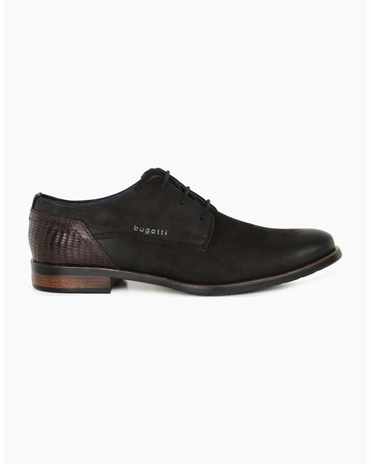Bugatti Black Lawson Shoes for men